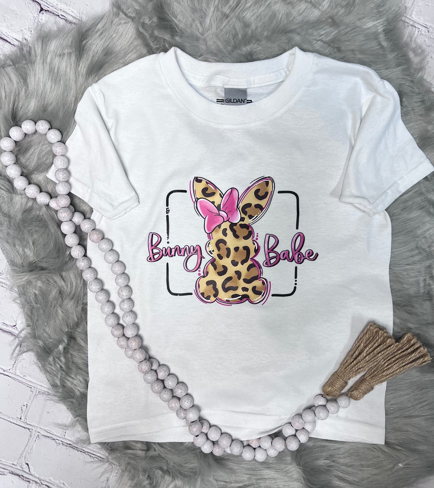 Easter Bunny Babe screen print T-shirt 🐰