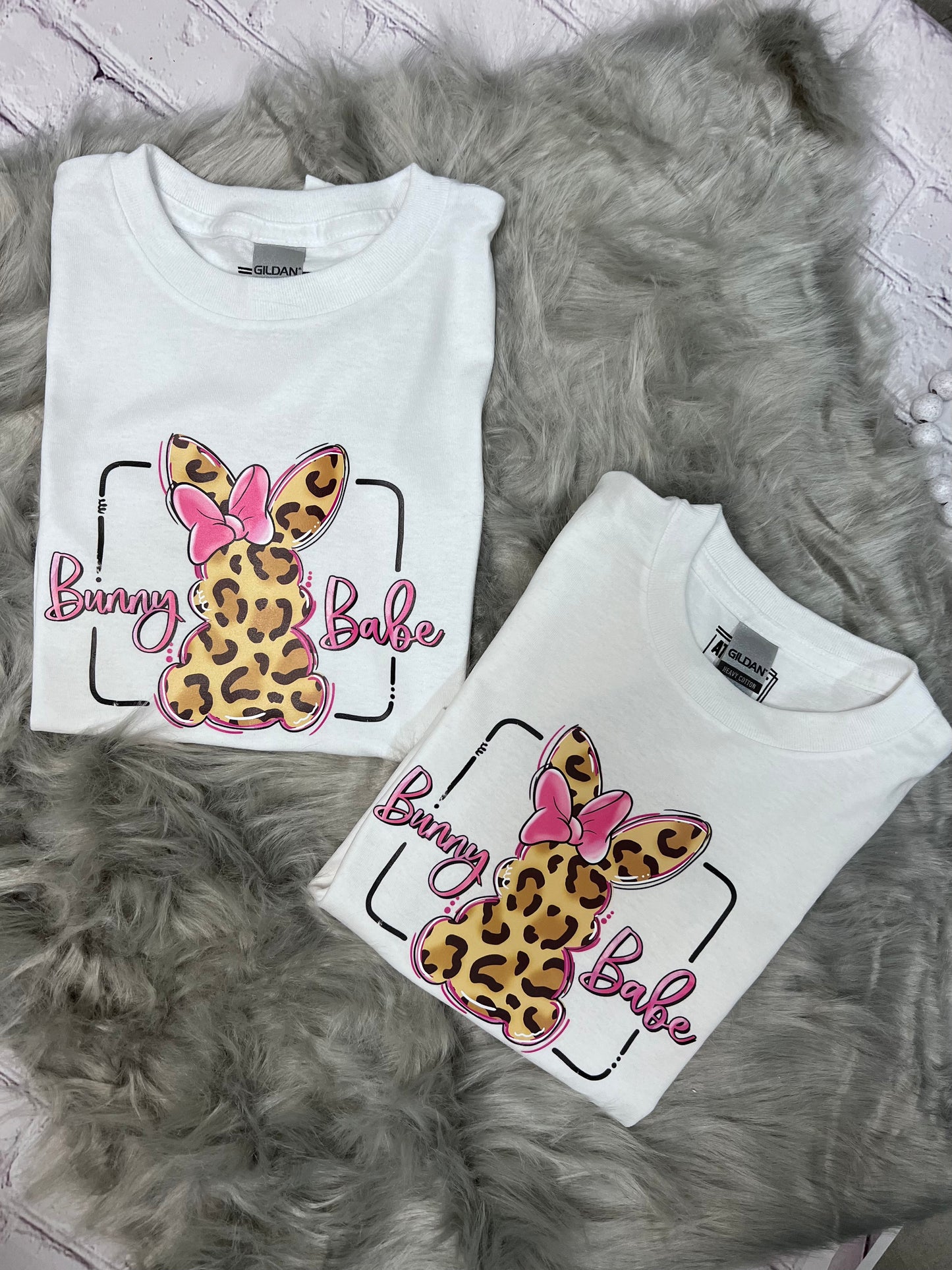 Easter Bunny Babe screen print T-shirt 🐰