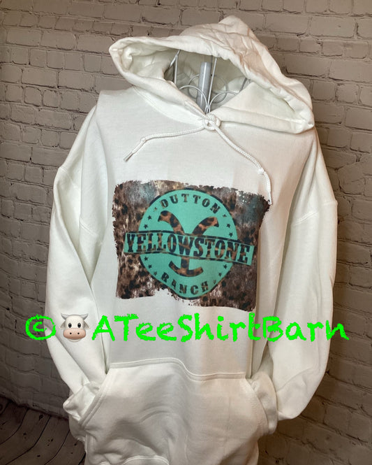 Yellowstone Dutton Ranch sublimation hoodie