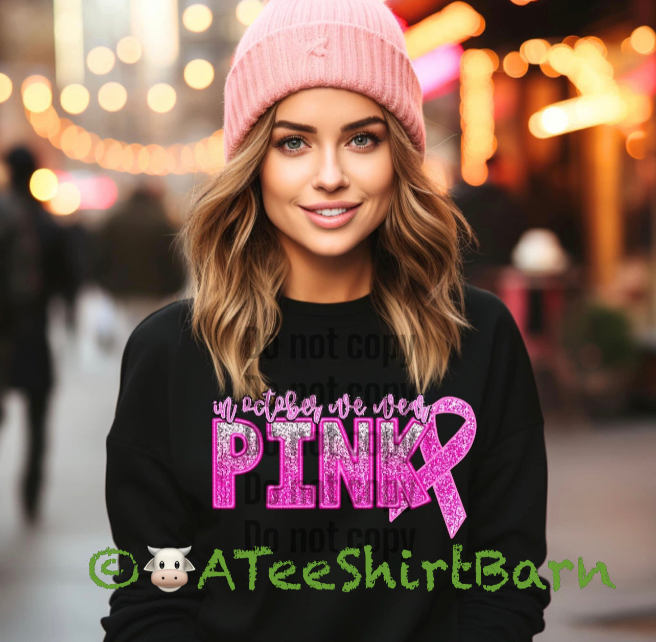 In October we wear Pink