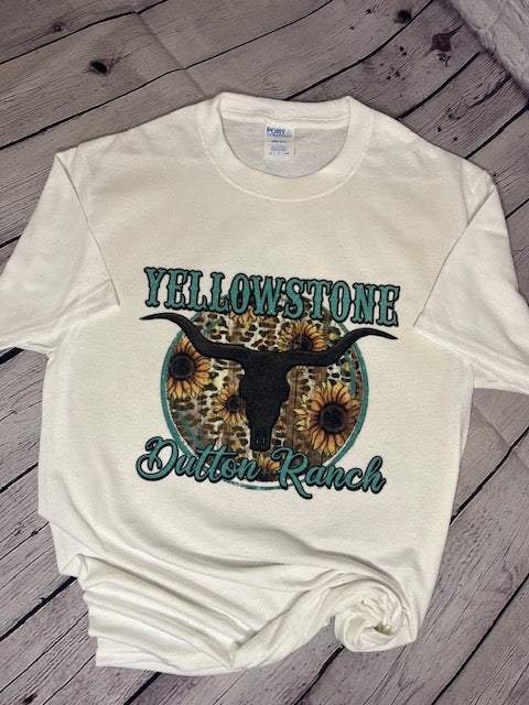 Yellowstone Dutton Ranch sublimation t-shirt