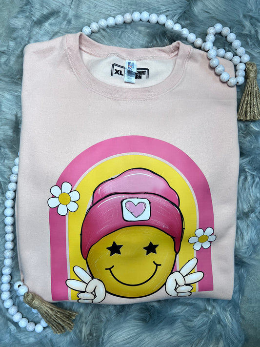 Peace and Love Smiley Face