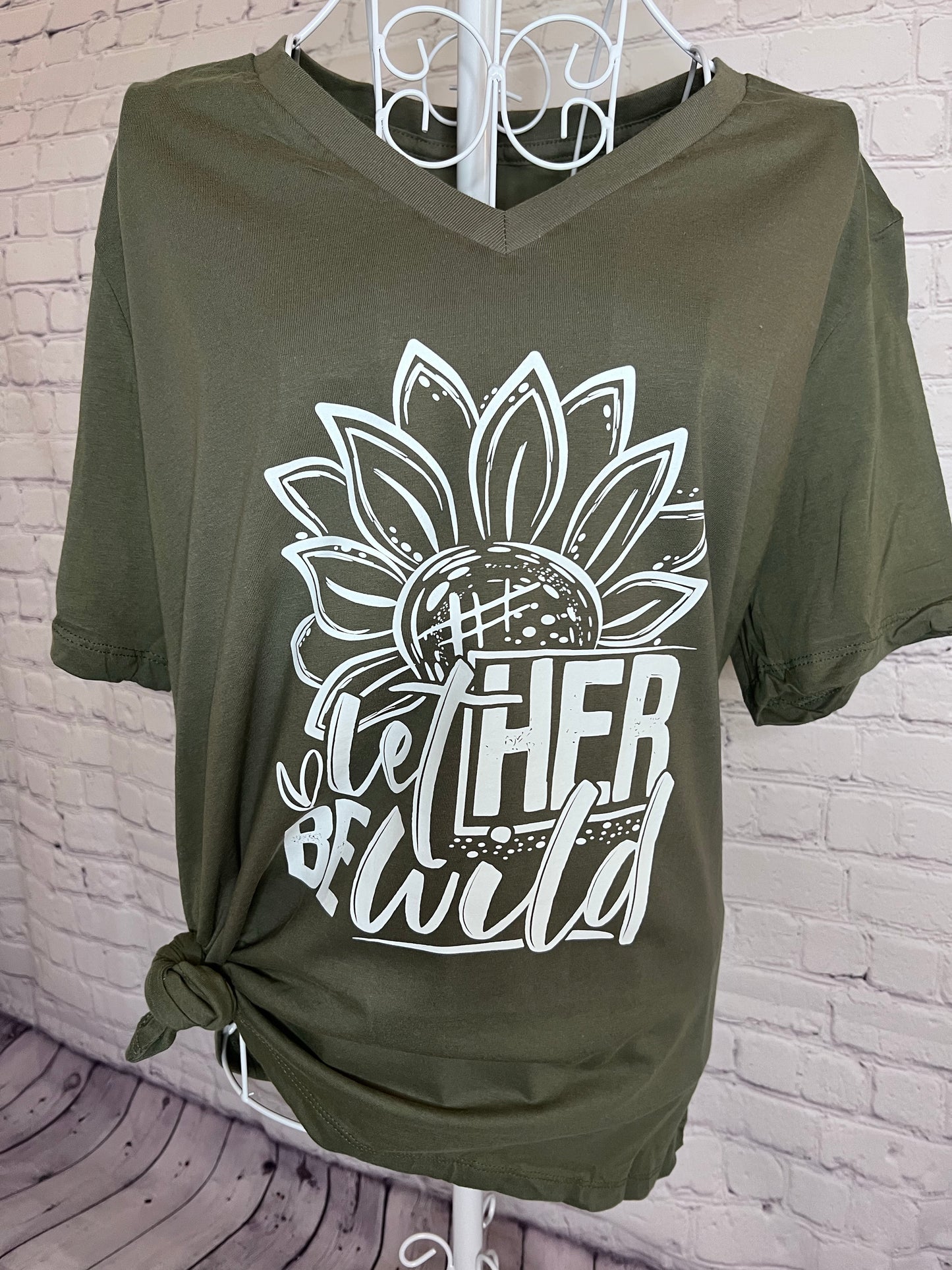 🌻 let HER BE wild screen print