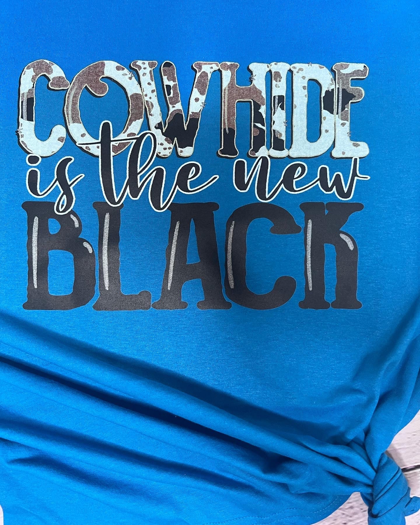🐮 Cowhide is the new BLACK