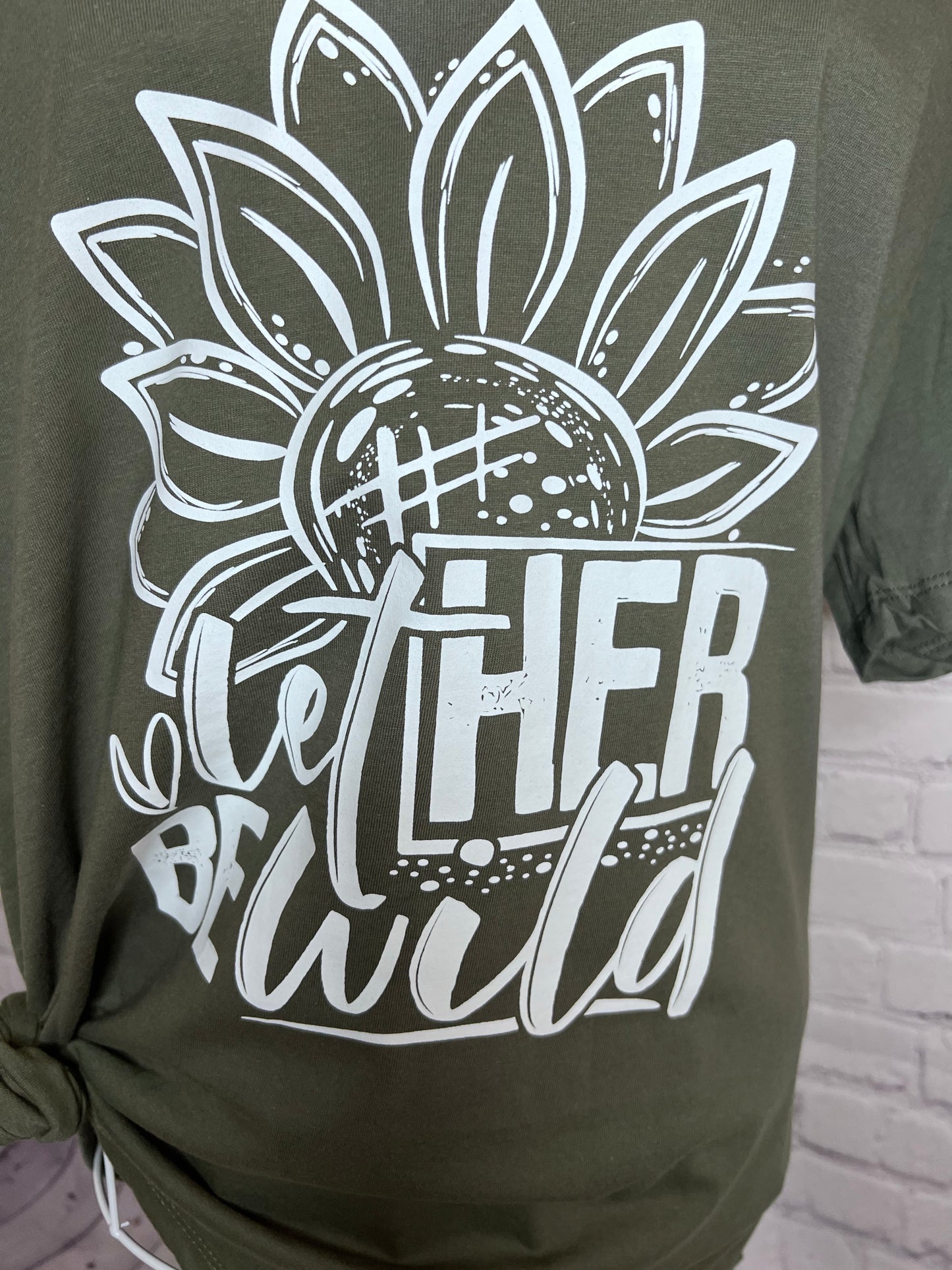 🌻 let HER BE wild screen print